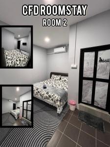 Katil atau katil-katil dalam bilik di CFD ROOMSTAY Dungun +4 gambar