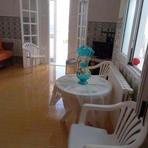 Χώρος καθιστικού στο Seaview Apartments