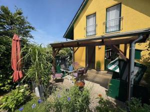 Zahrada ubytování Ferienhaus am Hafen mit Wasserblick