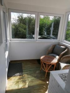 Balkoni atau teres di Ferienwohnung Bonny