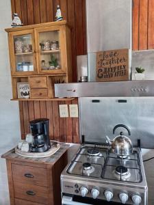 Dapur atau dapur kecil di La Cabaña de Vito