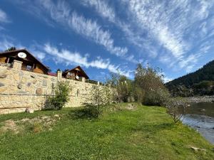 Landskap semula jadi dekat dengan the country house