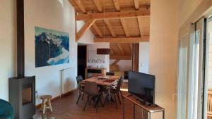 Posezení v ubytování Montagny 2 - Vue Mont Blanc & Près des Pistes + 8 fotografií