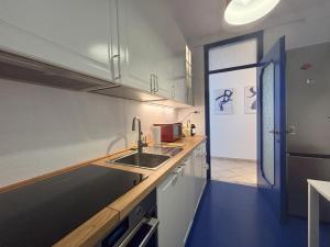 Kuchyň nebo kuchyňský kout v ubytování Vista Blu Trieste