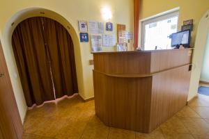 Ο χώρος του λόμπι ή της ρεσεψιόν στο Pension Casa Timar