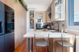 Kuchyň nebo kuchyňský kout v ubytování Appartamento 3