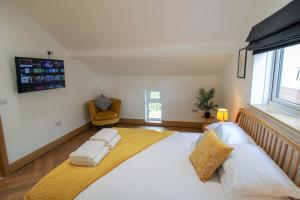 Voodi või voodid majutusasutuse Myrtle Cottage, Cotehill, near Carlisle toas