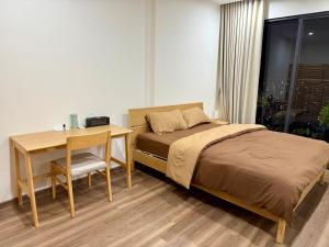 Ένα ή περισσότερα κρεβάτια σε δωμάτιο στο Elite home no1