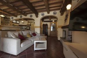 Χώρος καθιστικού στο All Inclusive Villa Con Piscina