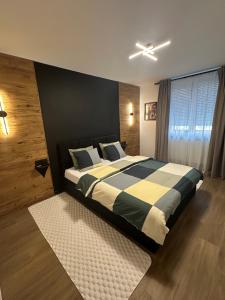 Postel nebo postele na pokoji v ubytování Apartman KOCKICA Entry with PIN 0-24h , Free parking