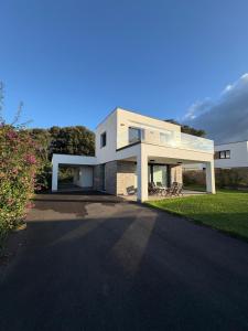 Bygningen som chaletet ligger i