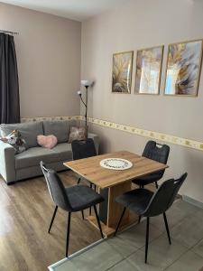 Posezení v ubytování Solaris Apartman