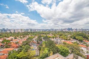 Nespecifikovaný výhled na destinaci São Paulo nebo výhled na město při pohledu z apartmánu