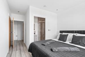 Katil atau katil-katil dalam bilik di Harmony Height Apartments