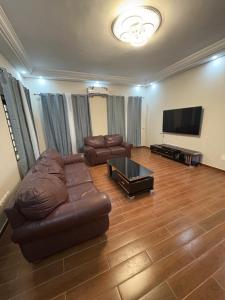 TV a/nebo společenská místnost v ubytování Appartement TK