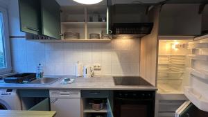 Kuchyň nebo kuchyňský kout v ubytování MiCasa TuCasa - 4-R-Apartment Leipziger Neuseenland Sirius + 20 fotografií