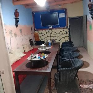 O zonă de relaxare la Café nour dar ait ben haddou