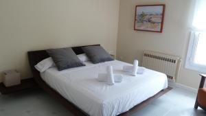 Postel nebo postele na pokoji v ubytování Luxury Beach House
