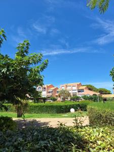 Zahrada ubytování Les Soleillades - T2 cosy pour 4 pers - Piscine, parking privé, à 100m de la plage - LaConciergerieByNina