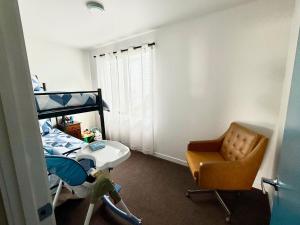 Katil atau katil-katil dalam bilik di Sandy Beach Apartment