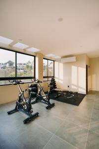 Γυμναστήριο ή/και όργανα γυμναστικής στο Palmas Apartment with Private Pool in Huatulco Bays