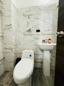 Koupelna v ubytování Apartaestudio San Gil Loft