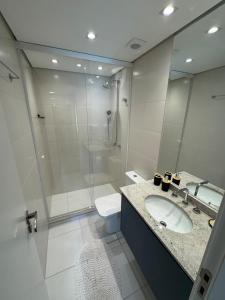 ห้องน้ำของ Apto JH Palhano 505 - 2 quartos Luxo - Gleba Palhano