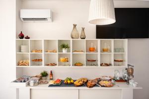 a white counter with food on top of it at Tenuta San Nicola in Novoli