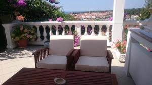 Balkón nebo terasa v ubytování Guest House Mireja