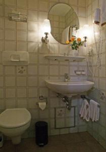 Koupelna v ubytování Hotel Beller