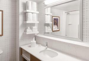Et badeværelse på Hampton Inn Fort Lauderdale Downtown Las Olas Area