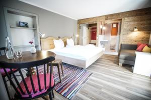 Postel nebo postele na pokoji v ubytování B&B Zum Schleif