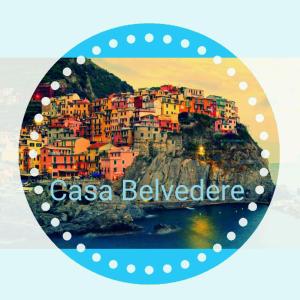 a picture of a town on the side of a mountain at Casa Belvedere in Manarola