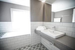 Koupelna v ubytování B&B Zum Schleif