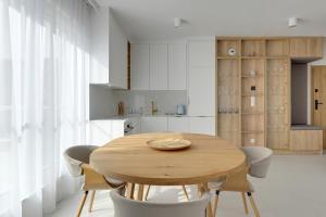 Køkken eller tekøkken på GRANO FLATS - Sobieszewo - Pino Resort