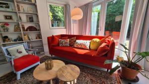 Posezení v ubytování Garden Studio Eindhoven