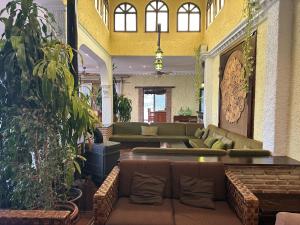 Posezení v ubytování Apartamento en preciosa villa rural rodeado de naturaleza