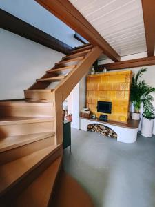 Μια τηλεόραση ή/και κέντρο ψυχαγωγίας στο Country house by the creek