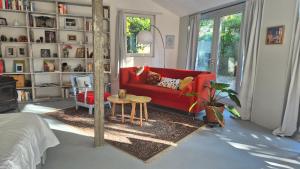 Posezení v ubytování Garden Studio Eindhoven