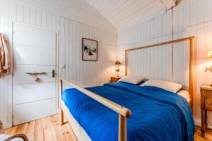 Ένα ή περισσότερα κρεβάτια σε δωμάτιο στο Villa Cap Ferret Centre - Réf 222