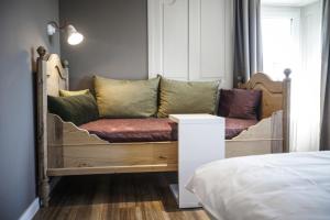Postel nebo postele na pokoji v ubytování B&B Zum Schleif