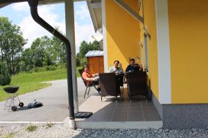 Balkón alebo terasa v ubytovaní Ferienhaus Grobauer
