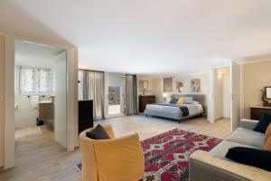 Ένα ή περισσότερα κρεβάτια σε δωμάτιο στο Villa Di Pillo +33 φωτογραφίες