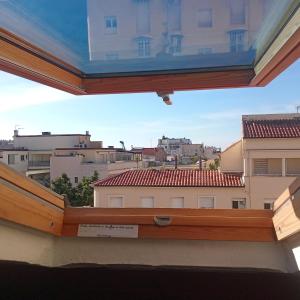 a view from the balcony of a building at Studio atypique de charme in Cannes +4 photos