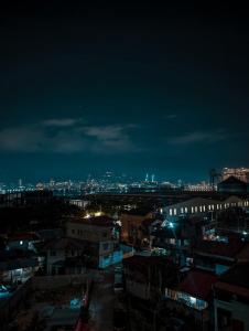 a view of a city at night at DL's crib in Lo-oc +1 photo