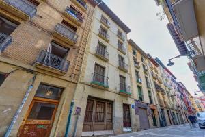 a building on the side of a street at Tejería 20 by Clabao in Pamplona