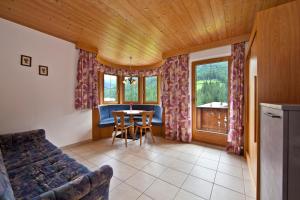 Et opholdsområde på Appartements Staudacher