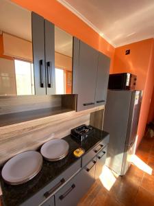 Η κουζίνα ή μικρή κουζίνα στο hostal sector sur equipped