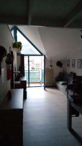 Χώρος καθιστικού στο Casa Bartali - apartment with free parking and garage