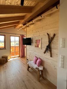 TV a/nebo společenská místnost v ubytování Winkelfeldhof